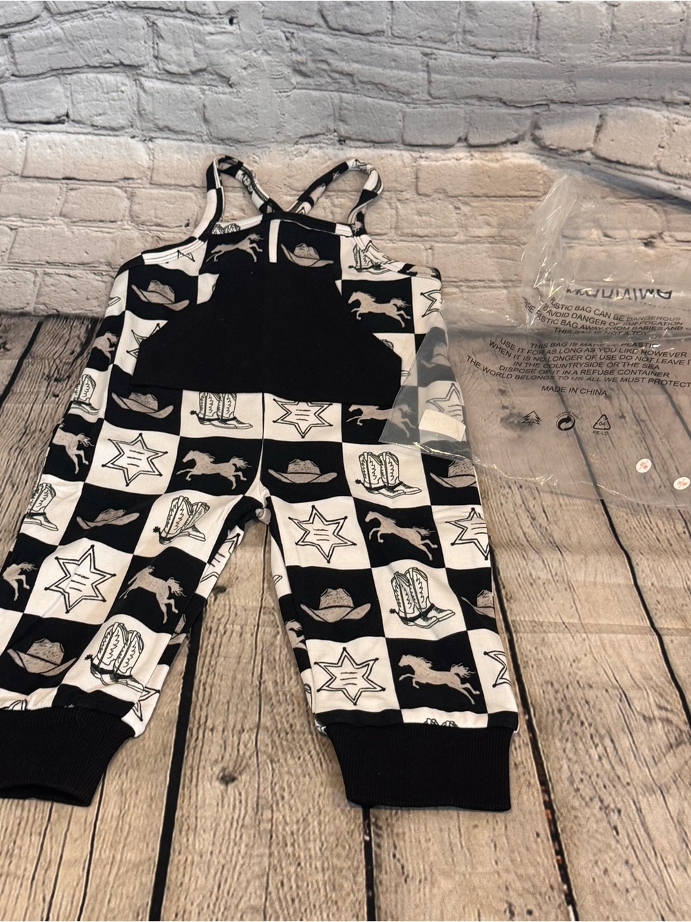 Ravie Threads Western Bamboo Pull-On Overalls